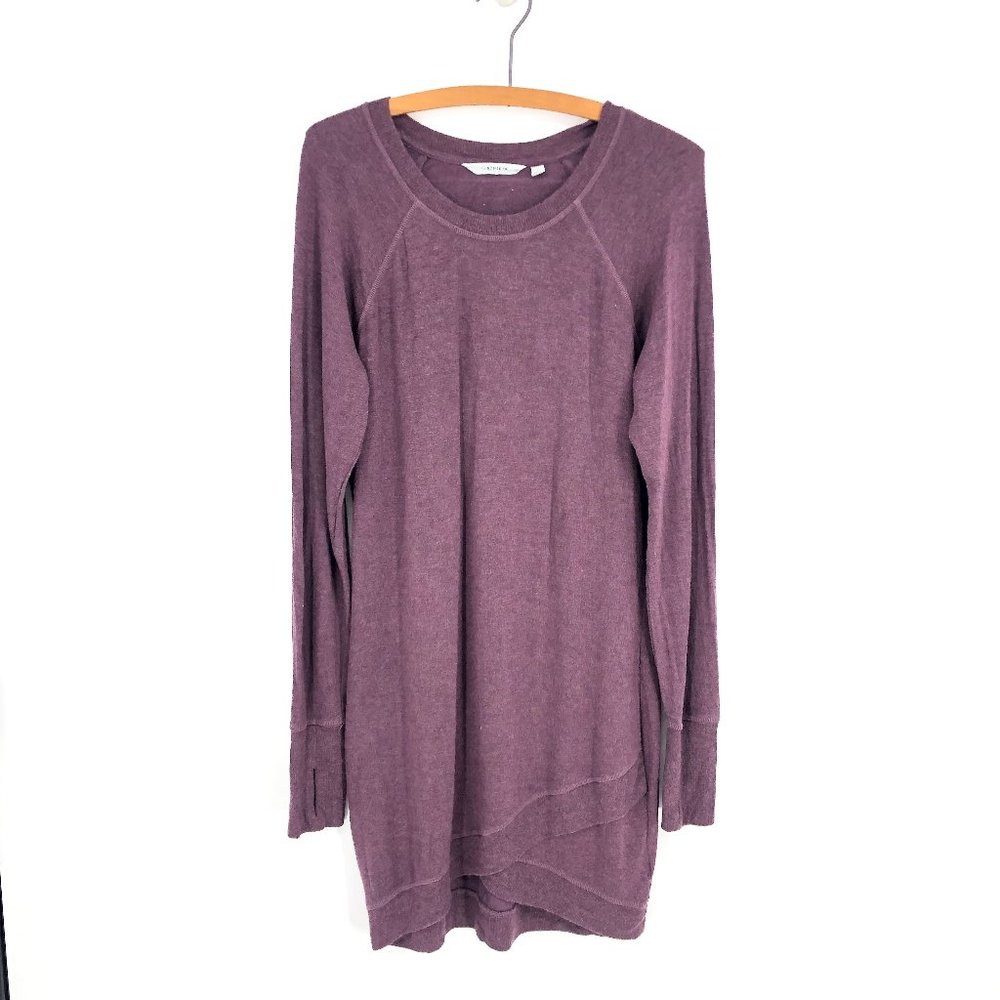 Athleta Purple Knit Tunic/Sweater Dress Sz S